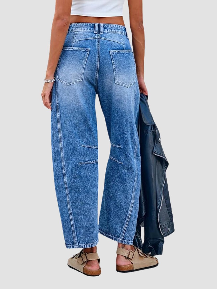 SASHA | Flared jeans with mid-rise fit - Liora Melbourne
