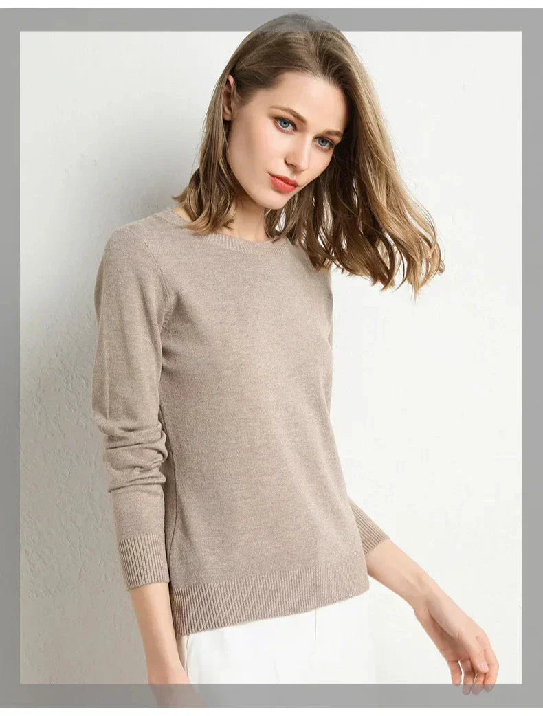 IMOGEN | Fine-knit wool jumper - Liora Melbourne