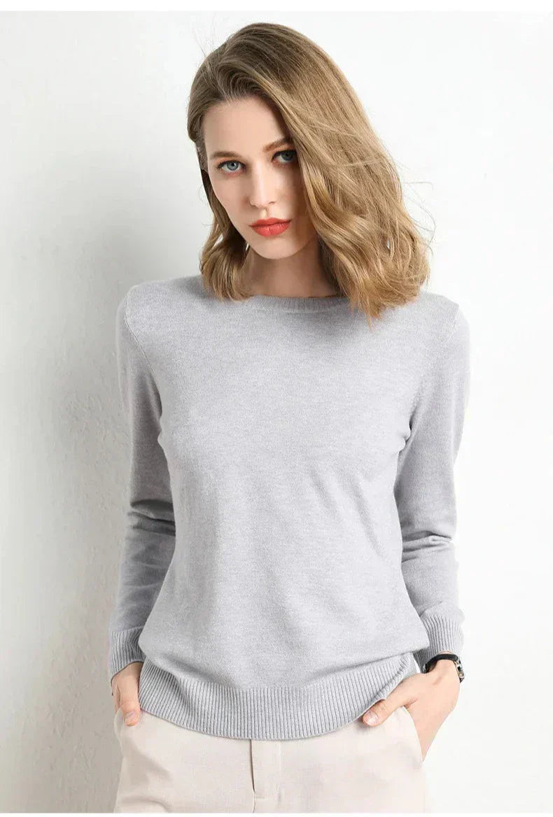 IMOGEN | Fine-knit wool jumper - Liora Melbourne