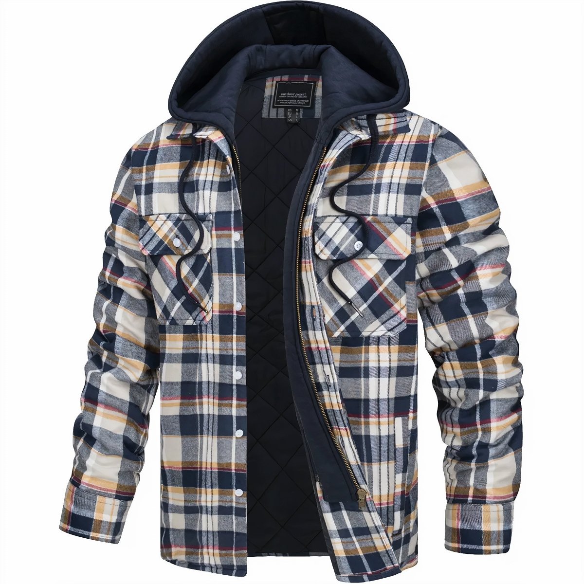 BEAU | Checked jacket with zip - Liora Melbourne